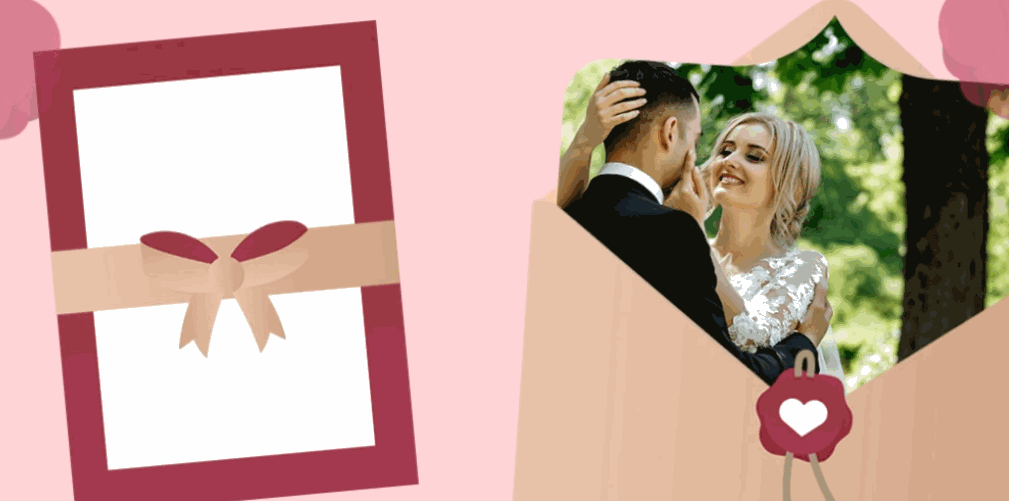婚礼预告照片视频模板制作，让爱提前升温